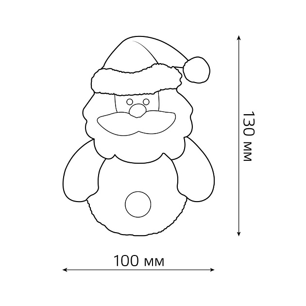 Фигурка светодиодная "Дед Мороз" Gauss Holiday HL001 Фото № 3