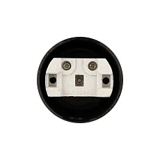 Розетка штепсельная карболитовая открытой установки б/з 16 А, черная Rexant 11-8980 1