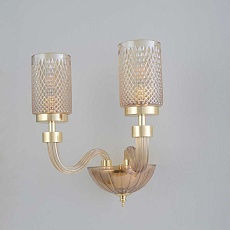 Бра Crystal Lux SILVESTRO AP2 AMBER 2