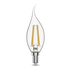 Лампа светодиодная филаментная Gauss E14 11W 2700К прозрачная 104801111 2