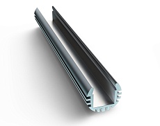 Профиль круглый универсальный серебро 2м. Apeyron 08-18-01