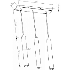 Подвесной светильник Deko-Light Slim 342216 1