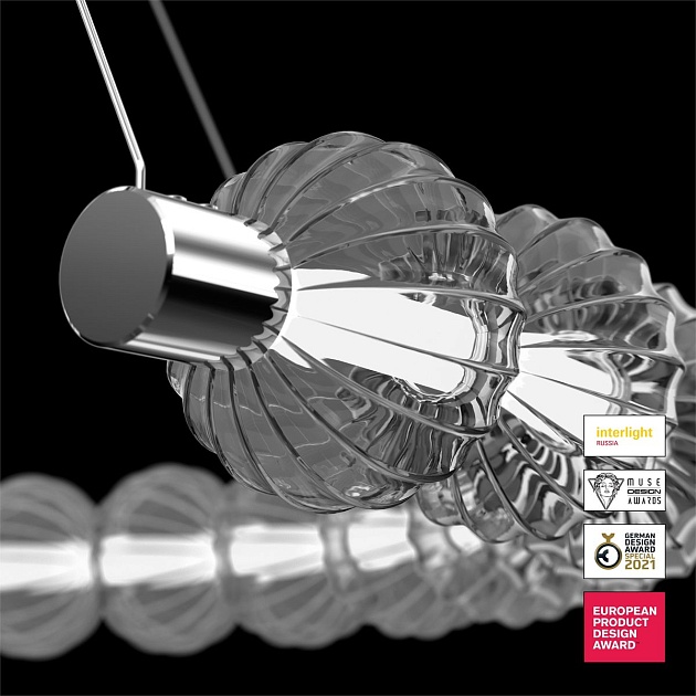 Подвесная светодиодная люстра Maytoni Amulet MOD555PL-L30CH4K Фото № 3