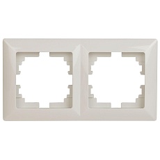 Рамка 2-постовая ЭРА Intro Solo слоновая кость 4-502-02 Б0043411