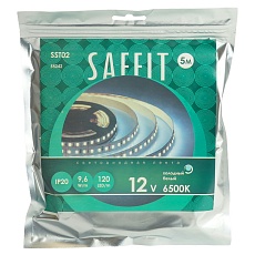 Светодиодная лента Saffit 9,6W/m 120LED/m 2835SMD холодный белый 5М SST02 55242 2