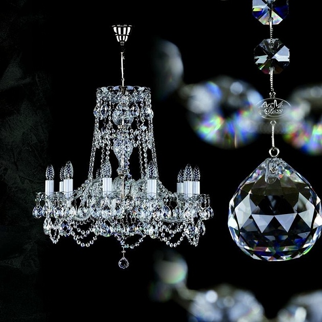 Подвесная люстра Artglass Donatela X. Nickel CE Фото № 3