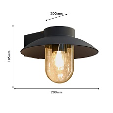 Уличный настенный светильник Favourite Lock 4384-1W 1