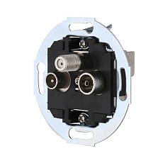 Механизм LK Studio розетки TV+FM+SAT оконечный Vintage 885400-1 2