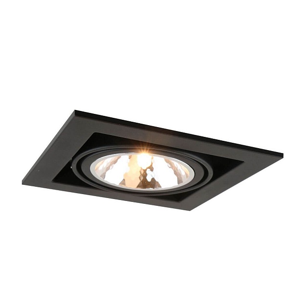 Встраиваемый светильник Arte Lamp Cardani Semplice A5949PL-1BK изображение 1 Встраиваемый светильник Arte Lamp Cardani Semplice A5949PL-1BK Фото № 1