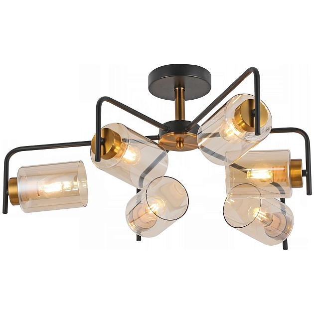 Потолочная люстра Illumico IL8248-6COU-79 BK GD Фото № 1