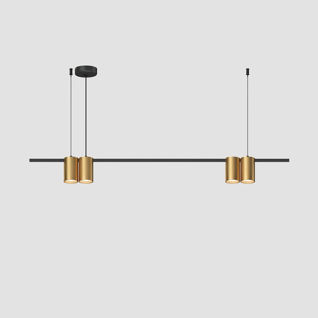 Подвесная люстра Denkirs Orbit DK4061-BK+SG Фото № 1