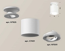 Комплект накладного точечного светильника Ambrella Techno (N7925, C7401, N7001) XS7401061 2