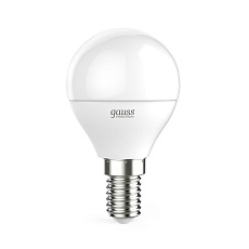 Лампа светодиодная Gauss E14 8W 3000K матовая 53118