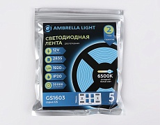 Светодиодная лента Ambrella Light 19,2W/m 240LED/m 2835SMD дневной белый 5M GS1603 3