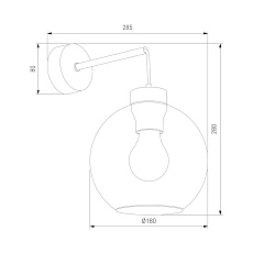 Бра TK Lighting 10243 Cubus 1