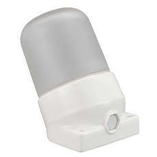 Светильник накладной под лампу General, пылевлагозащищённый (НПБ) GCF-SNC-60-E27-IP65-W наклонный