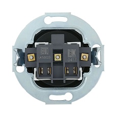 Розетка LK Studio без з/к, со шторками (черный) LK Vintage 883308-1 1