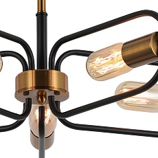 Потолочная люстра Illumico IL8253-5COU-79 BK GD 2