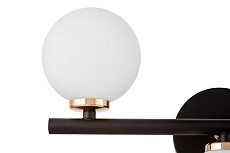 Настенный светильник Lumina Deco Marsiada LDW 6033-3 BK+F.GD 1