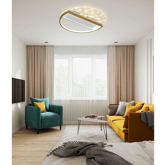 Потолочный светильник LED4U L1043-500 GD изображение 2 Потолочный светильник LED4U L1043-500 GD Фото № 2