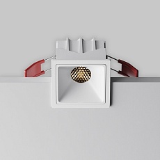 Встраиваемый светильник Maytoni Technical Alfa LED DL043-01-10W3K-SQ-W-1 5