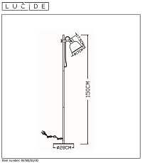 Торшер Lucide Pia 45780/01/30 5