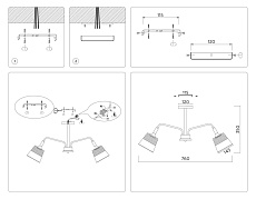 Потолочная люстра Ambrella light Traditional Modern Losk TR4741 2