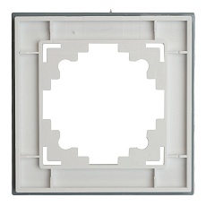 Рамка 1-постовая Stekker Катрин белый матовый GFR00-7001-01M 49594 5