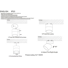 Светодиодный спот Crystal Lux CLT 130CW WH 1