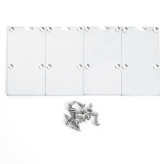 Заглушка без отверстия для профиля CAB267, LD365 (комплект 4шт) 1