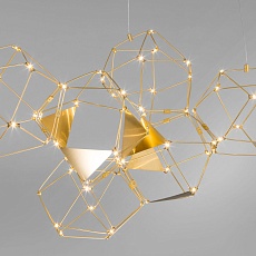 Подвесной светодиодный светильник Eurosvet Uma 90368/14 медь 4