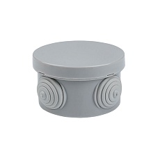 Коробка распаячная КМР-040-038 с крышкой наружная (65х40) 4 мембранных ввода IP54 розничный стикер EKF PROxima plc-kmr-040-038-r