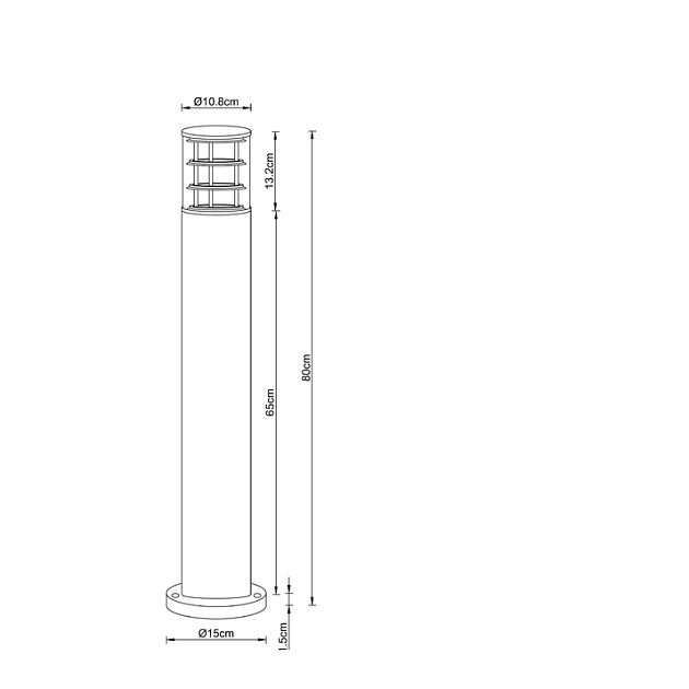 Уличный светильник Arte Lamp Tokyo A5318PA-1BK Фото № 2