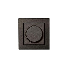 Диммер поворотно-нажимной Liregus Epsilon антрацит 28-1114