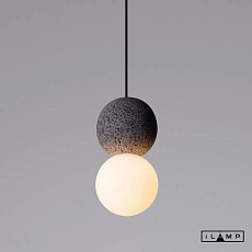 Подвесной светильник iLamp Foxtrot 10694P/1-D100 BK-WH 4