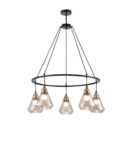 Подвесная люстра Vele Luce Norina VL5842P05 изображение 6 Подвесная люстра Vele Luce Norina VL5842P05 Фото № 6