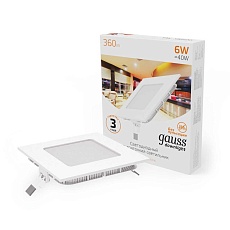 Встраиваемый светодиодный светильник Gauss 940111106 2