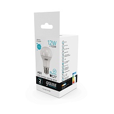 Лампа светодиодная Gauss E27 12W 4100K матовая 23222 1