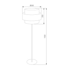 Торшер TK Lighting 5405 Calisto 1