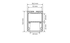 Профиль Arlight ARH-LINE-3750A-2000 ANOD 019615 1
