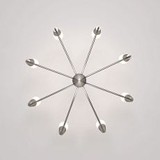 Подвесная люстра Eurosvet Rhyton 60167/8 никель 2