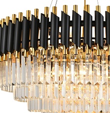 Подвесная люстра Natali Kovaltseva Darian 76017/12C Gold Black 1