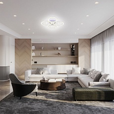 Потолочная светодиодная люстра Escada Alunit 10296/8LED BL 1