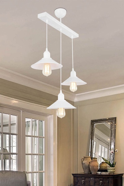 Подвесная люстра Toplight Delilah TL1606H-03WH Фото № 3