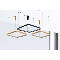 Подвесной светодиодный светильник Italline IT013-6024 black 3000K 1