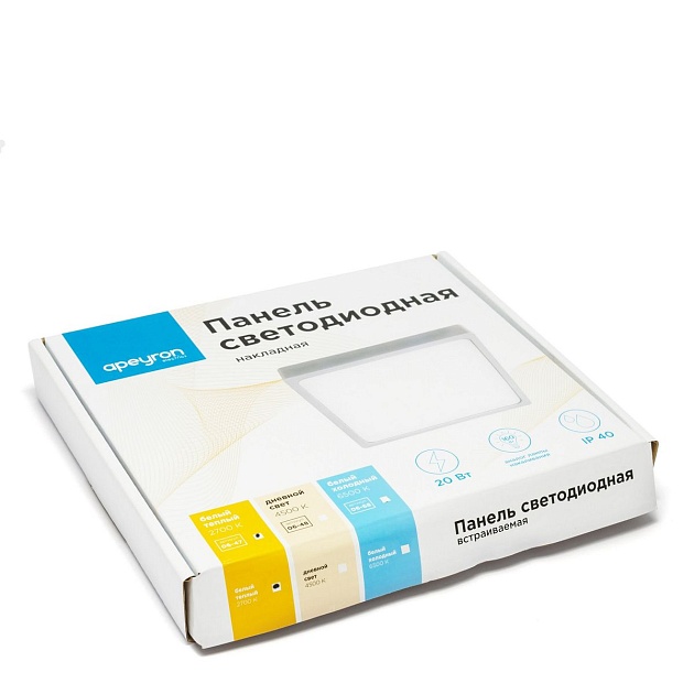 Накладная светодиодная панель Apeyron 06-47 Фото № 4