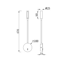 Бра Maytoni Stem C035WL-L3W3K 2