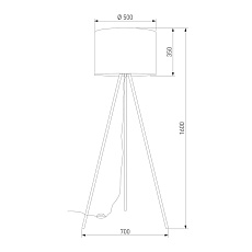 Торшер TK Lighting 16036 Umberto 1
