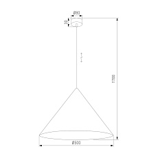 Подвесной светильник TK Lighting 10010 Cono 1