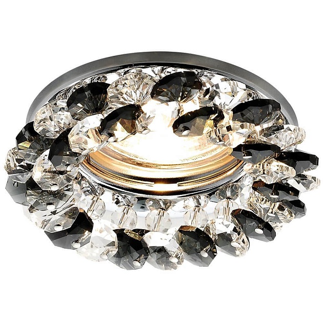 Встраиваемый светильник Ambrella light Crystal K206 BK/CH Фото № 1